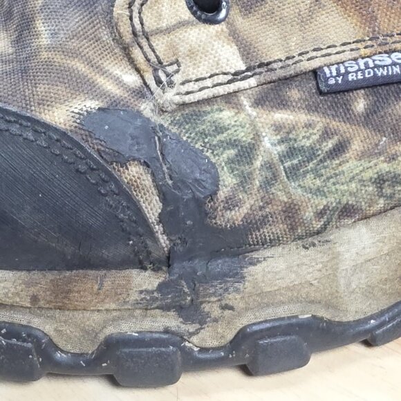 IRISH SETTER Red Wing Camo Hunting Boots 1836 - 800g - Waterproof - Men’s 10.5 - Picture 13 of 16